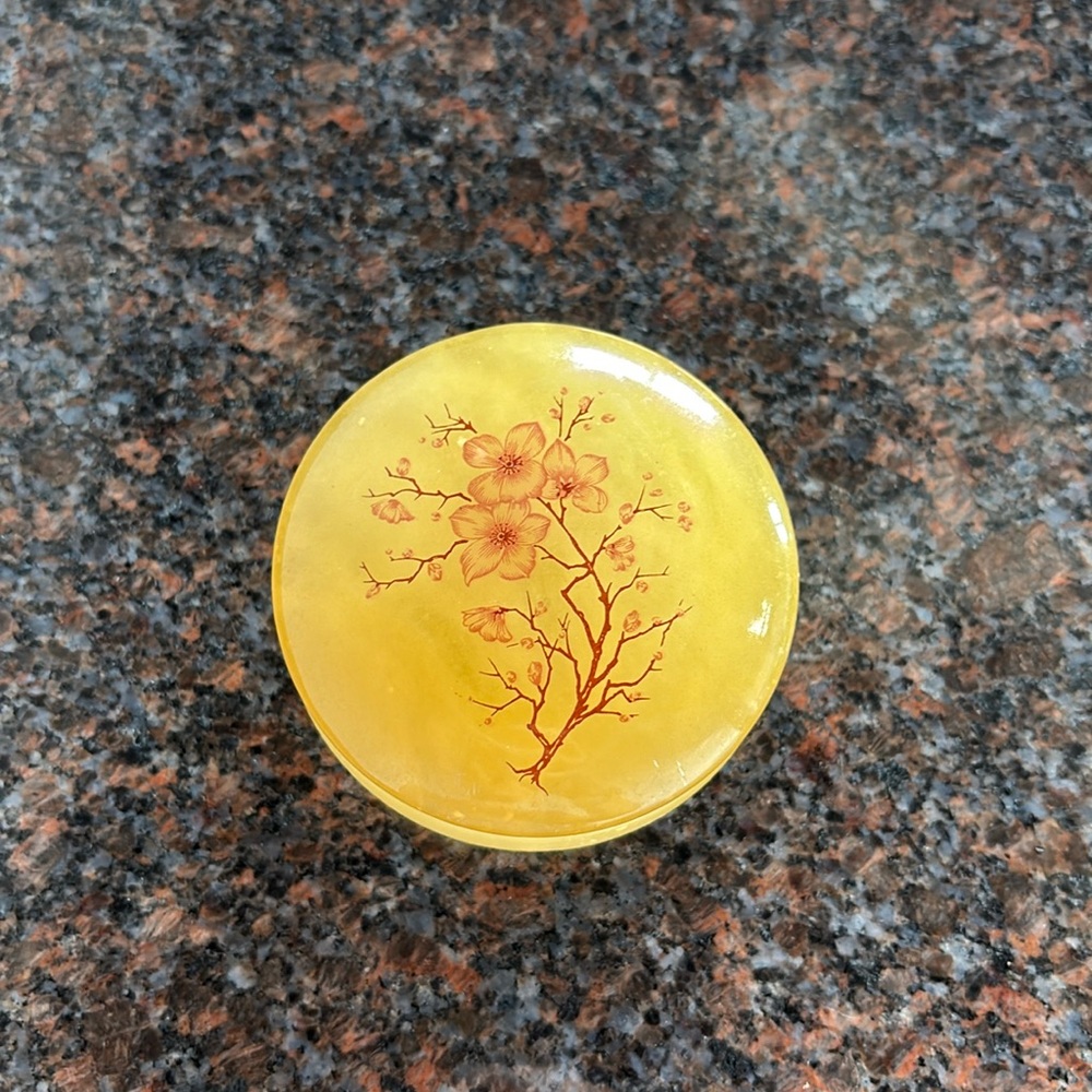 Alabaster jewelry box